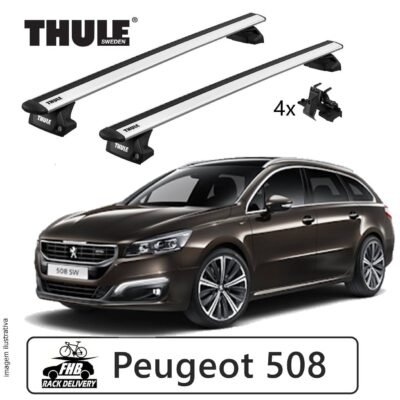 Thule Evo WingBar Evo Flush Rail 7106 Peugeot 508sw 2011