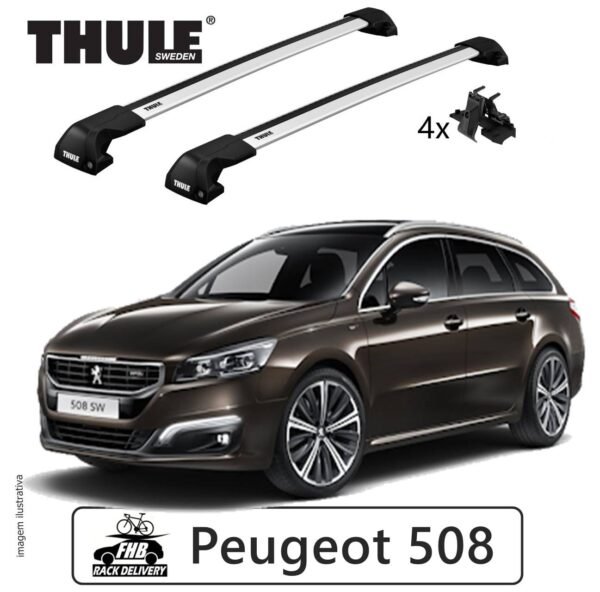 Rack Thule Edge Flush Rail 7206 Peugeot 508sw 2011