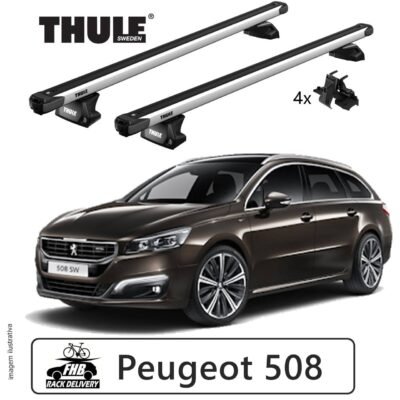 Rack Thule Evo SlideBar  Peugeot 508sw  2011