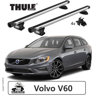 Rack Thule Evo SlideBar para Volvo V60 2010-2018