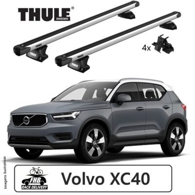 Rack Thule Evo SlideBar para Volvo XC40 2018-