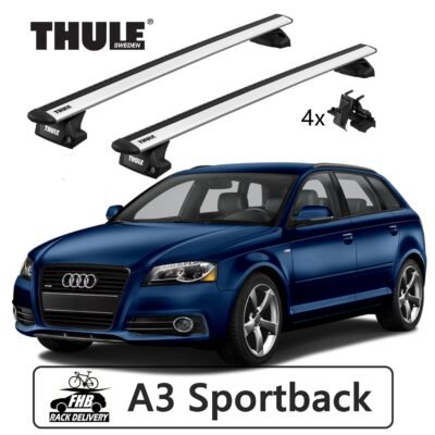 Rack Thule Evo WingBar Flush Rail 7106 para AUDI A3 Sportback 2013