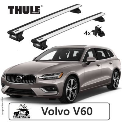 Rack Thule Evo WingBar Flush Rail 7106 para Volvo V60 2019
