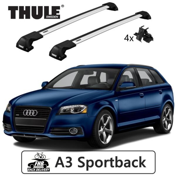 Rack Thule Edge Flush Rail 7206 para AUDI A3 Sportback 2013