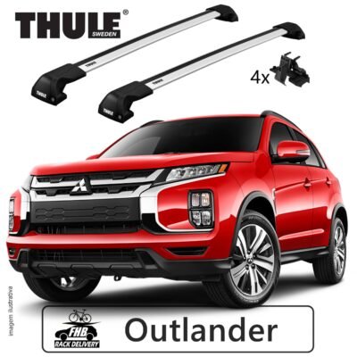 Rack Thule Edge Flush Rail 7206 para Mitsubishi Outlander 2016-