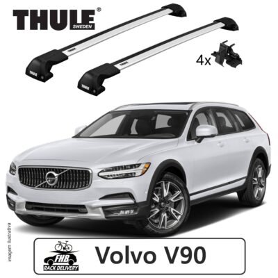 Rack Thule Edge Flush Rail 7206 para Volvo V90 2016-
