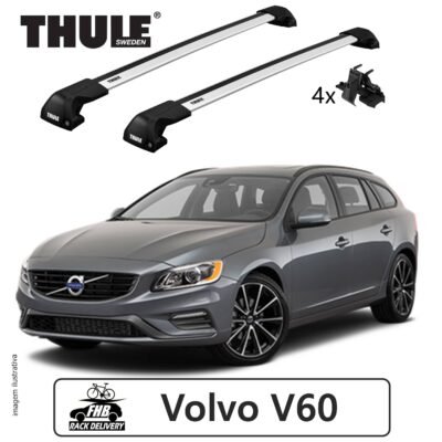 Rack Thule Edge Flush Rail 7206 para Volvo V60 2010-2018