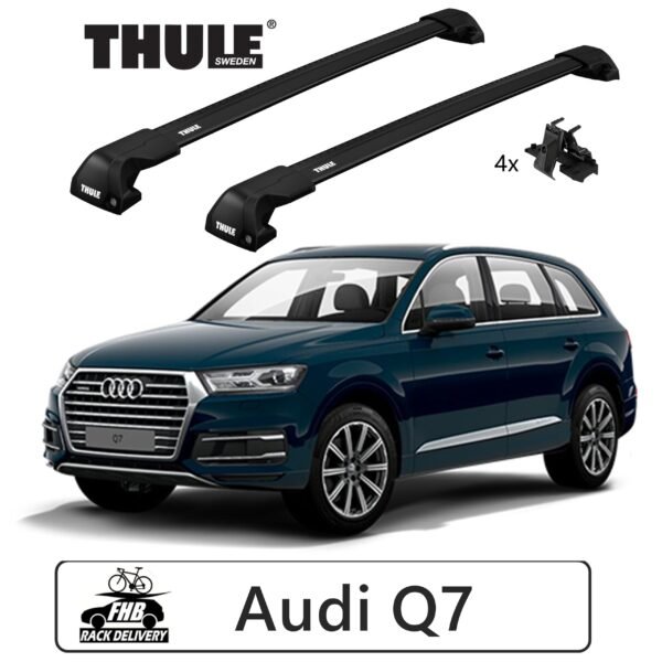 Rack Thule Edge Black Flush Rail 7206 para AUDI Q7 2006-2015