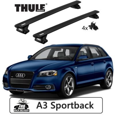 Rack Thule Evo WingBar Black para AUDI A3 Sportback 2013