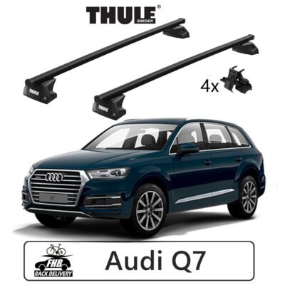 Rack Thule SquareBar Evo Flush Rail 7106 para AUDI Q7 2006-2015