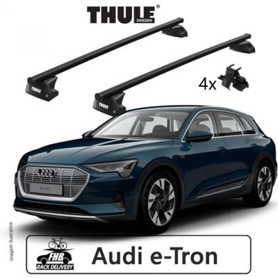 Rack Thule SquareBar Evo Flush Rail 7106 para AUDI e-Tron 2020