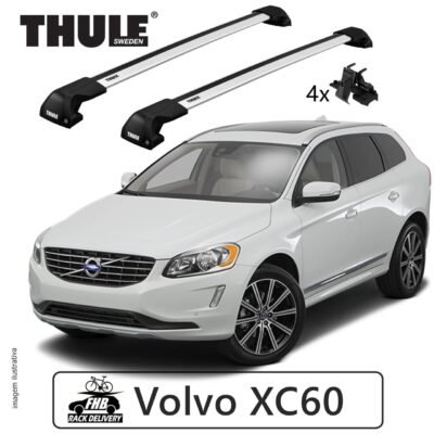 Rack Thule Edge Flush Rail 7206 para Volvo XC60 2016