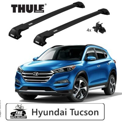 Rack Thule Edge Black Flush Rail 7206 Hyundai Tucson 15-18,2019