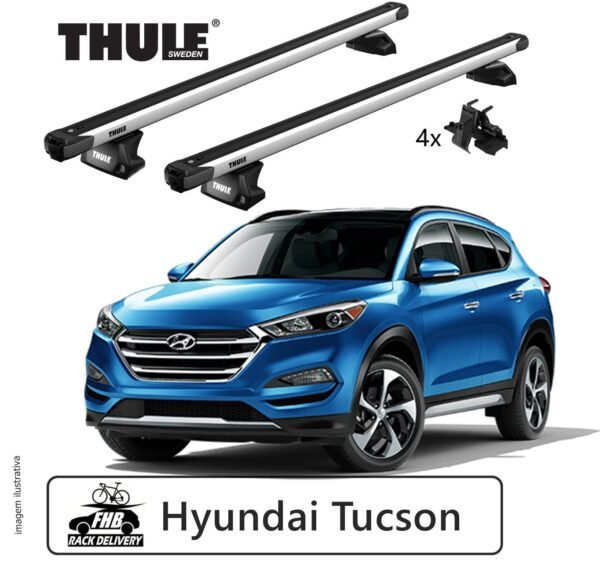 Rack Thule Evo SlideBar Hyundai Tucson 15-18,2019