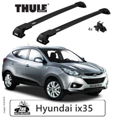 Rack Thule Edge Black Flush Rail 7206 Hyundai ix35 10-2015