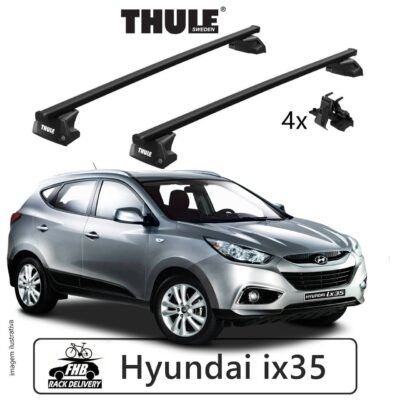 Thule SquareBar Evo Flush Rail 7106 Hyundai ix35 10-2015