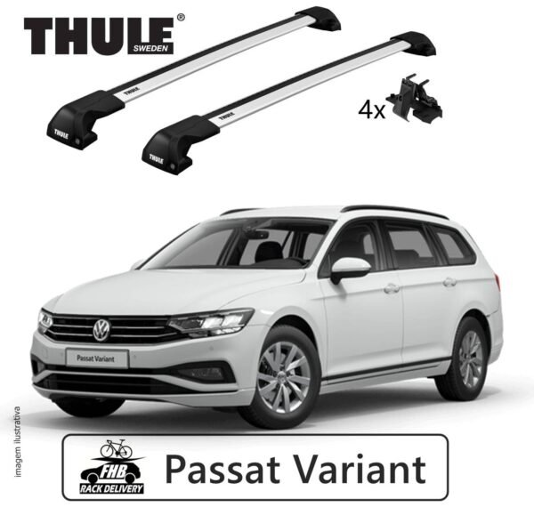 Rack Thule Edge Flush Rail 7206   Volkswagen Passat Variant 2015-