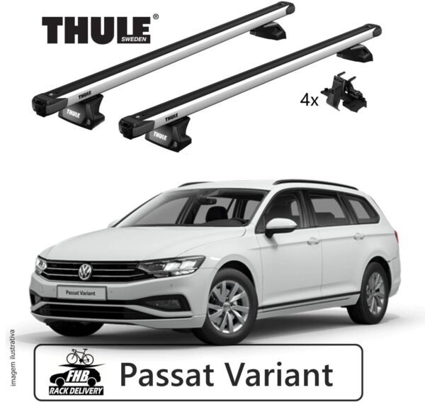 Rack Thule Evo 7106 Barra SlideBar  Volkswagen Passat Variant 2015-