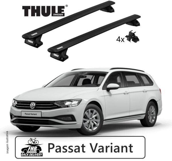 Thule Evo WingBar Evo Flush Rail 7106  Volkswagen Passat Variant 2015-
