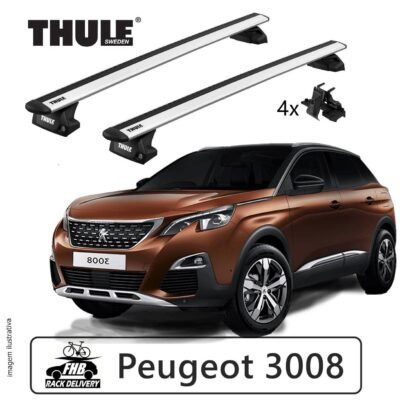 Thule Evo WingBar Evo Flush Rail 7106 Peugeot 3008 2017