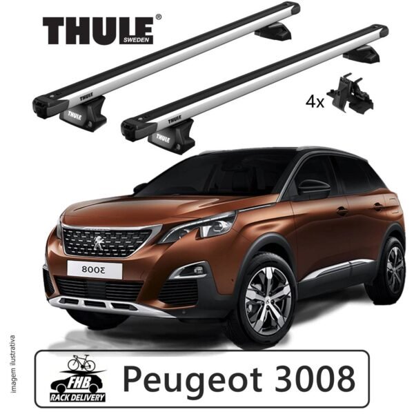 Rack Thule Evo SlideBar  Peugeot 3008 2017