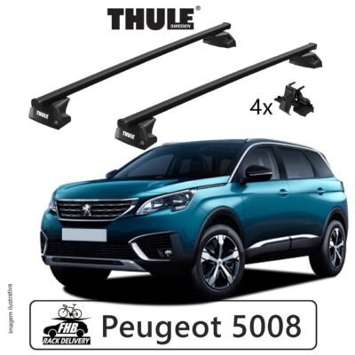 Thule SquareBar Evo Flush Rail 7106 Peugeot 5008 2017