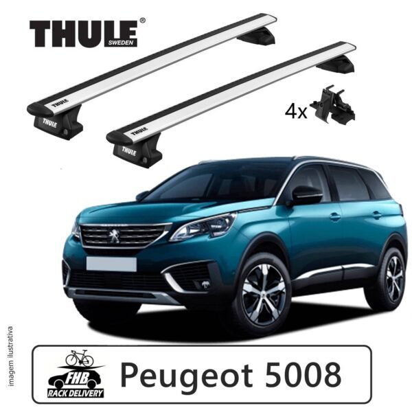Thule Evo WingBar Evo Flush Rail 7106 Peugeot 5008 2017