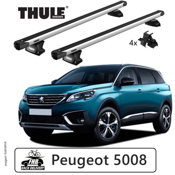 Rack Thule Evo SlideBar  Peugeot 5008 2017