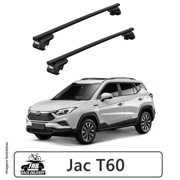 Rack de Teto Thule Evo SquareBar para JAC T60
