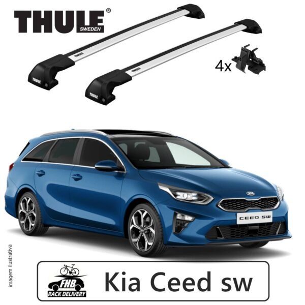 Rack Thule Edge Flush Rail 7206 Kia Ceed sw 2012-18