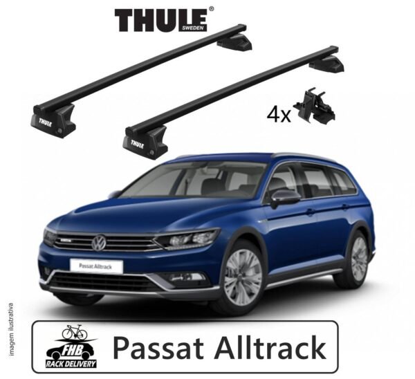 Thule SquareBar Evo Flush Rail 7106 Volkswagen Passat Alltrack 2015-