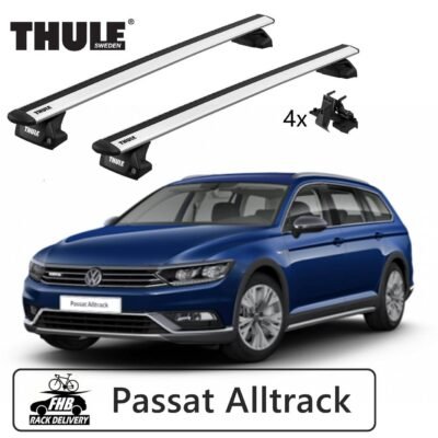 Rack Thule Evo WingBar Black Evo Volkswagen Passat Alltrack 2015-