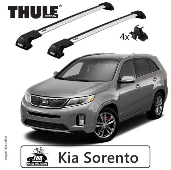 Rack Thule Edge Flush Rail 7206  Kia Sorento 2015-