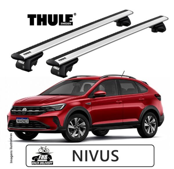 Rack de Teto Nivus 2020 Thule WingBar Prata