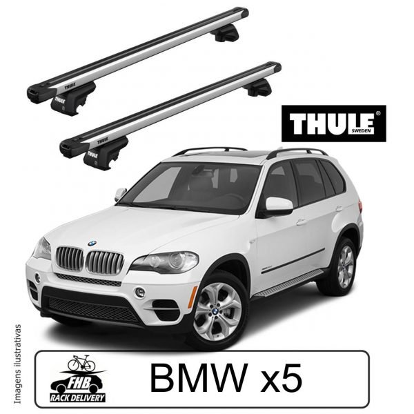 Rack Teto Thule Evo SlideBar BMW x5  2008-13