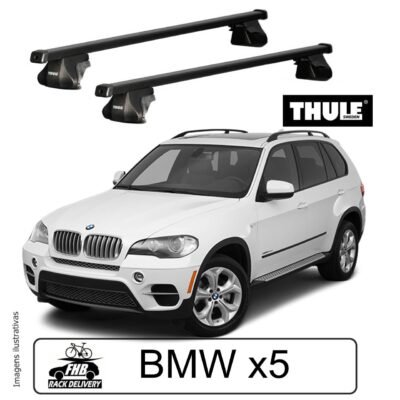 Rack Teto Thule SmartRack SquareBar para BMW x5 2008-13