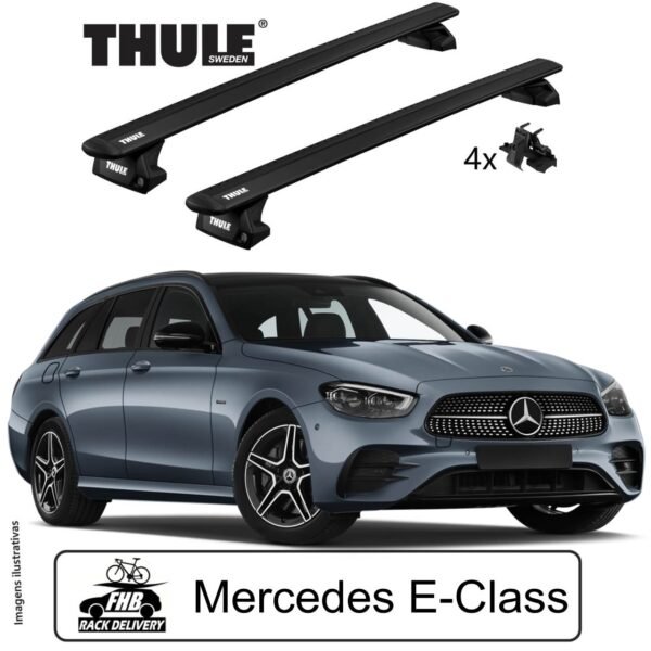 Rack Thule Evo WingBar Black Evo Mercedes E-Class  2016