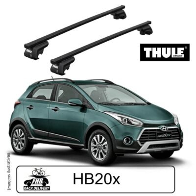 Rack  Thule Evo SquareBar Para Hyundai HB20x 2018