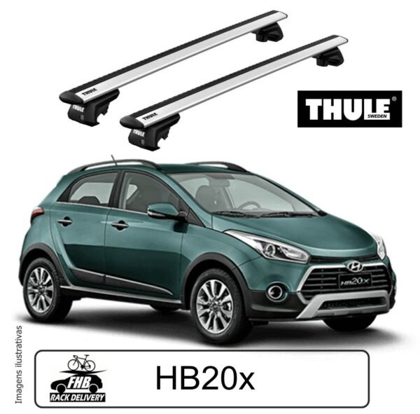 Rack Thule Evo WingBar Para  Hyundai HB20x 2018
