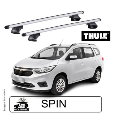 Rack Teto Thule SmartRack Alumínio Para Chevrolet Spin 2012-