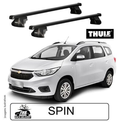 Rack Teto Thule SmartRack SquareBar para Chevrolet Spin 2012-