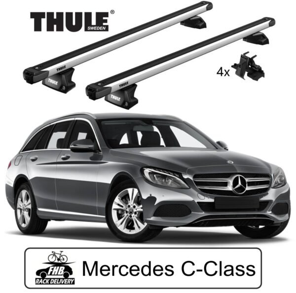 Rack Thule Evo 7106 Barra SlideBar Mercedes C-Class  2015