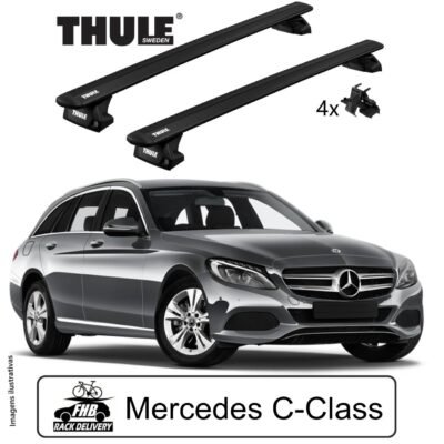 Rack Thule Evo WingBar Black Evo Mercedes C-Class  2015