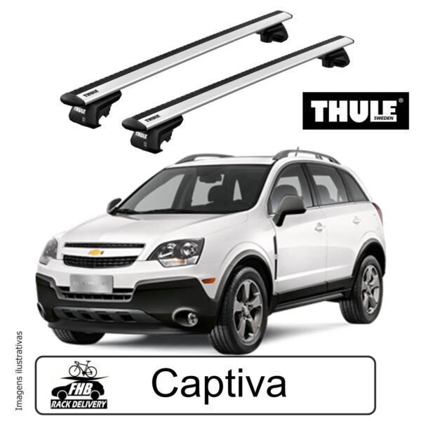 Rack Thule Evo WingBar Para Chevrolet Captiva 2008-17