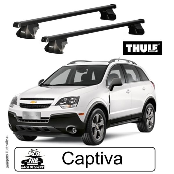 Rack  Thule SmartRack SquareBar para Chevrolet Captiva 2008-17