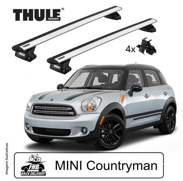 Rack Thule WingBar  Evo Flush Rail MINI Countryman 2010-16