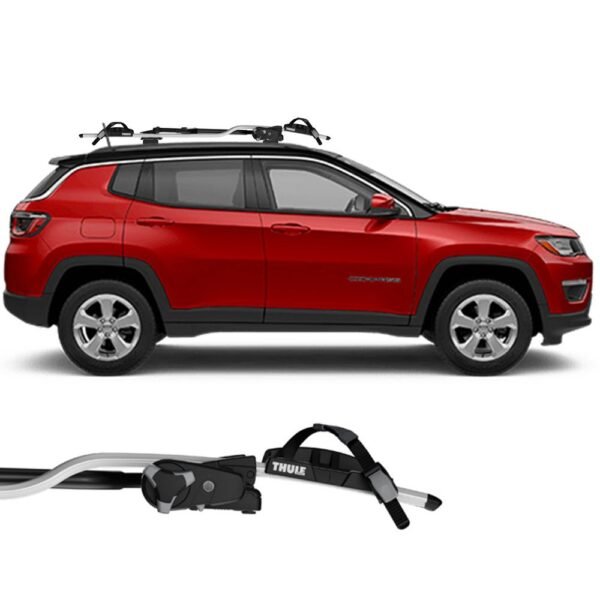 Transbike Teto Thule ProRide Prata para Jeep Compass