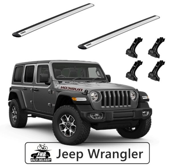 Rack Thule WingBar Evo para JEEP Wrangler 2010 em Diante
