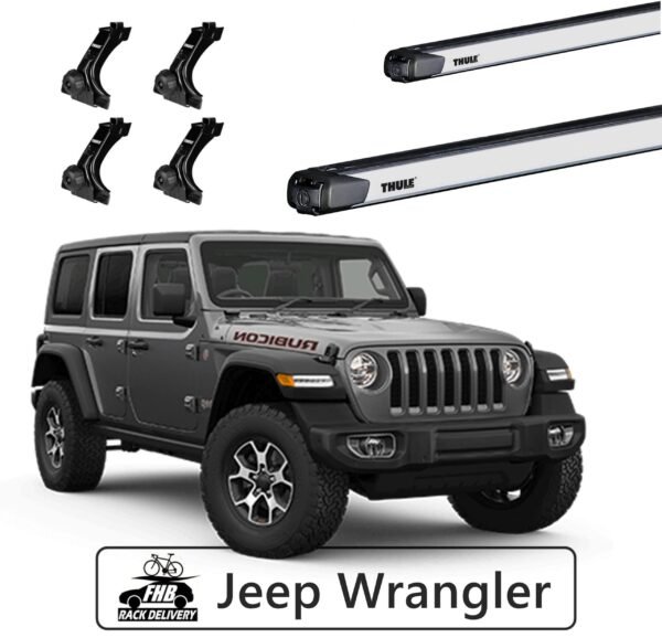 Rack Thule SlideBar 150 para Jeep Wrangler 2010 em Diante
