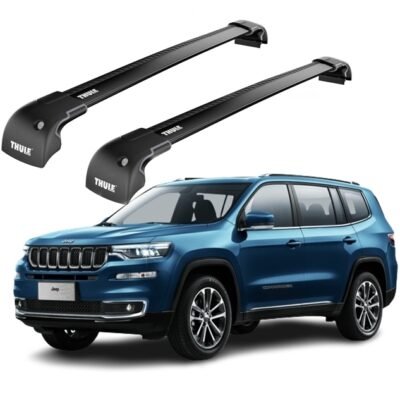Rack Teto Thule Jeep Commander 2021 Wingbar Edge Black